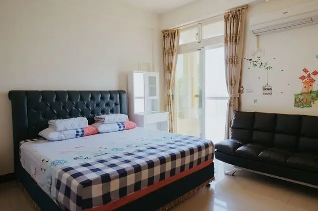 Deluxe Üç Kişilik Oda, Balkon, Avlu