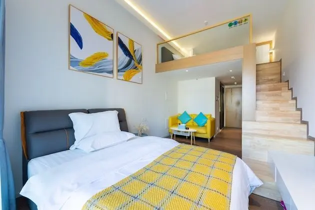 City Çatı Katı (Loft), 2 Büyük (Queen) Boy Yatak