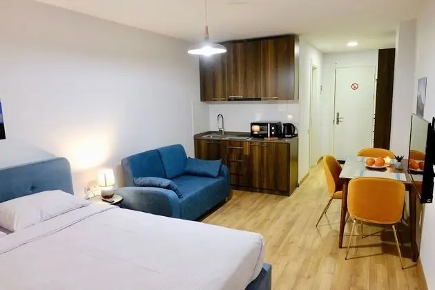 Basic Apart Daire, 1 Büyük (Queen) Boy Yatak ve Çekyat, Sigara İçilmez, Dağ Manzaralı