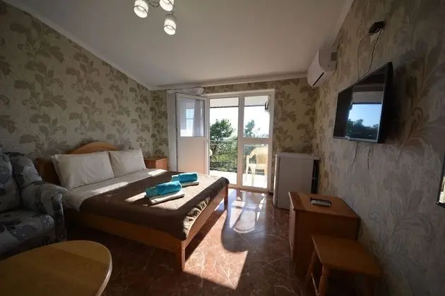 Deluxe Tek Büyük Yataklı Oda, Balkon, Deniz Manzaralı
