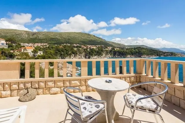 Standard Tek Büyük Yataklı Oda, 1 Çift Kişilik Yatak, Balkon, Deniz Manzaralı