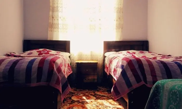 İki Ayrı Yataklı Oda, 2 Tek Kişilik Yatak, Dağ Manzaralı