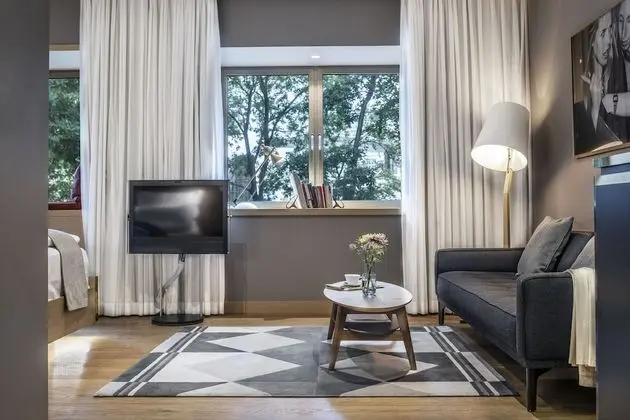 Deluxe Tek Büyük Yataklı Oda, Engellilere Uygun, Park Manzaralı (1. Stock)