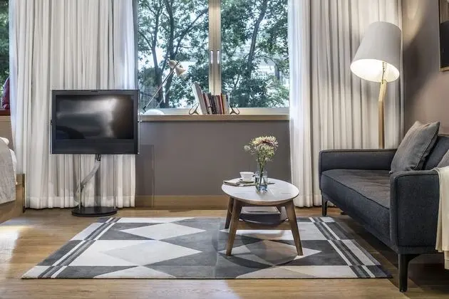 Deluxe Tek Büyük Yataklı Oda, Engellilere Uygun, Park Manzaralı (1. Stock)