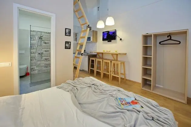 City Stüdyo, 1 Çift Kişilik Yatak, Balkon