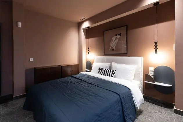 Apart Daire, 2 Yatak Odası (Blue and Peach, Free Parking)