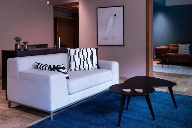 Apart Daire, 2 Yatak Odası (Blue and Peach, Free Parking)