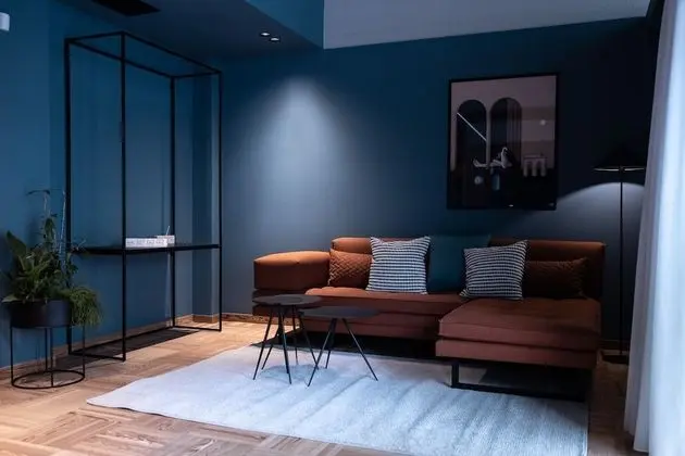 Apart Daire, 2 Yatak Odası (Blue and Peach, Free Parking)