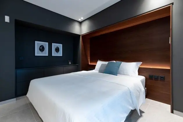Apart Daire, 2 Yatak Odası (Grey and White, Free Parking)