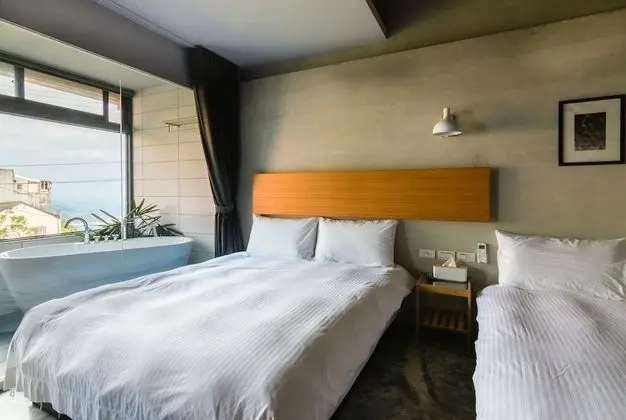 Panoramic Dört Kişilik Oda, 2 Çift Kişilik Yatak, Denize Bakan