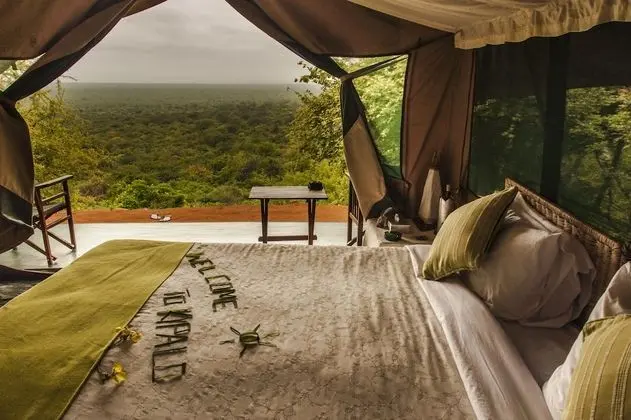 Tek Büyük veya İki Ayrı Yataklı Oda, Tepe Manzaralı (Tented Accommodation)