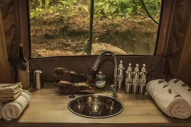 Tek Büyük veya İki Ayrı Yataklı Oda, Tepe Manzaralı (Tented Accommodation)