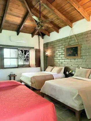 Deluxe Üç Kişilik Oda, Birden Çok Yatak, Bahçe Manzaralı