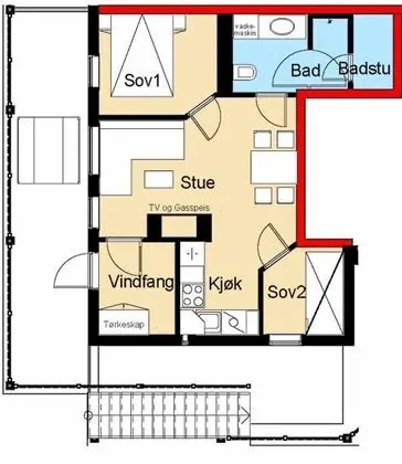 Family Apart Daire, 2 Yatak Odası, Sauna, Yamaçta