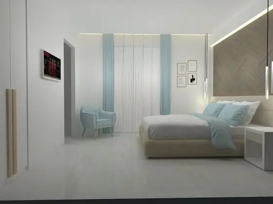 City Üç Kişilik Oda, Avlu Manzaralı