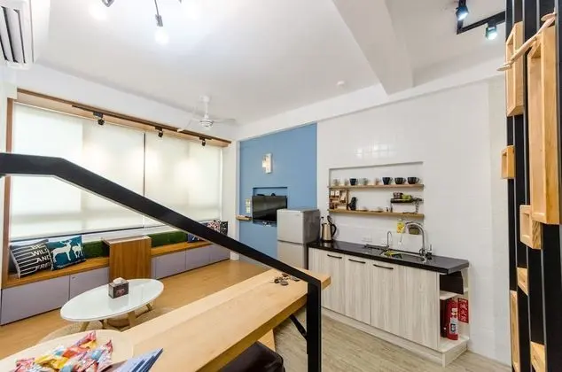 Family Çatı Katı (Loft), 2 Yatak Odası, Küçük Mutfak, Şehir Manzaralı