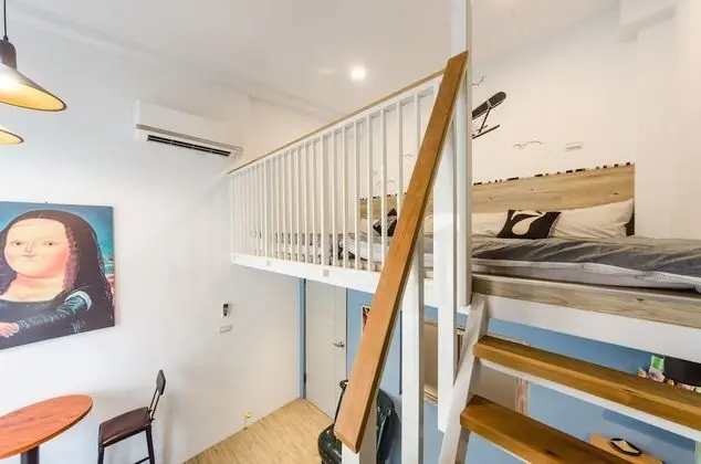 Family Çatı Katı (Loft), 2 Yatak Odası, Küçük Mutfak, Şehir Manzaralı