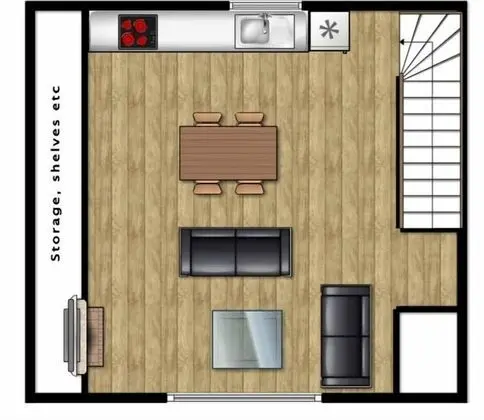 Apart Daire, 2 Yatak Odası, Sigara İçilmez (2 Rooms, Village view)