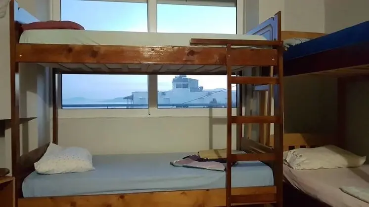 Bed in 14-Beds Shared Mixed Dormitory, Balcony, Sea View