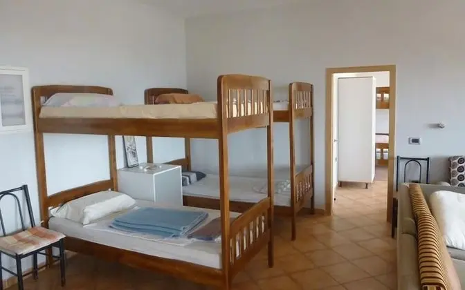 Bed in 14-Beds Shared Mixed Dormitory, Balcony, Sea View