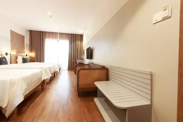 Design Üç Kişilik Oda, Birden Çok Yatak, Balkon, Bahçe Manzaralı