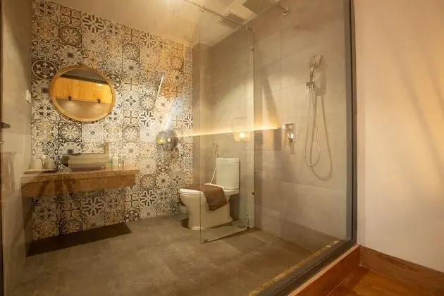 Design Üç Kişilik Oda, Birden Çok Yatak, Balkon, Bahçe Manzaralı