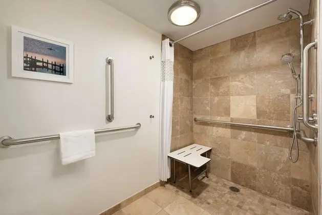 Oda, 1 Büyük (Queen) Boy Yatak, Engellilere Uygun (Roll-in Shower)