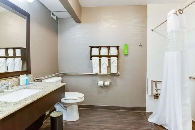 Oda, 1 En Büyük (King) Boy Yatak, Engellilere Uygun (Mobility & Hearing, Roll-in Shower)