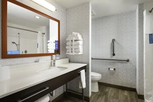 Oda, 1 En Büyük (King) Boy Yatak, Engellilere Uygun (Mobility, Roll-In Shower)