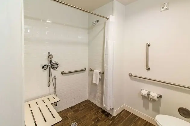 Oda, 1 En Büyük (King) Boy Yatak, Engellilere Uygun (mob/hearing acc w/ roll-in shower)