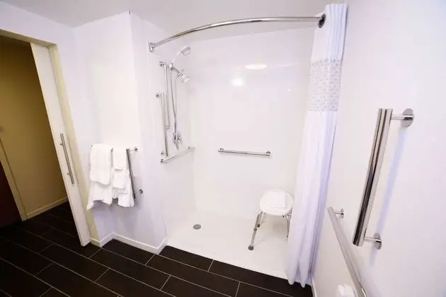 Oda, 1 Büyük (Queen) Boy Yatak, Engellilere Uygun (Mobility & Hearing, Roll-in Shower)