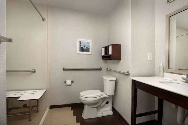 Oda, 1 En Büyük (King) Boy Yatak, Engellilere Uygun (Mobility/Hearing, Roll-in Shower)