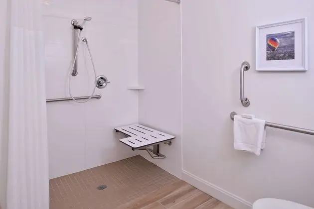 Oda, 1 En Büyük (King) Boy Yatak, Engellilere Uygun (Roll-In Shower)