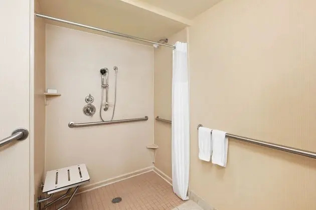 Oda, 1 En Büyük (King) Boy Yatak, Engellilere Uygun, Sigara İçilmez (Mobility, Roll-in Shower)