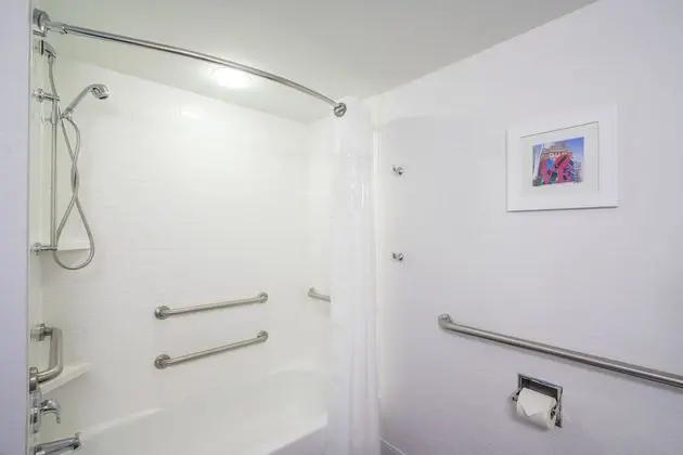 Oda, 1 Büyük (Queen) Boy Yatak, Engellilere Uygun (Mobility & Hearing, Roll-in Shower)