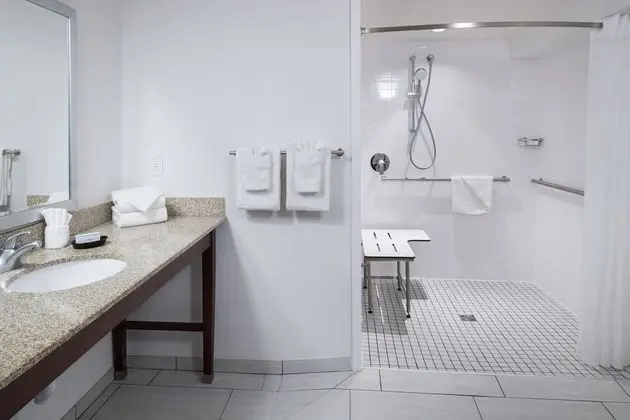 Oda, 1 En Büyük (King) Boy Yatak, Engellilere Uygun (Roll-In Shower)