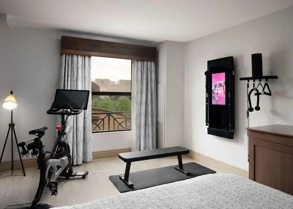 Oda, 1 En Büyük (King) Boy Yatak (Fitness Room with Spin Bike & Gymrax)