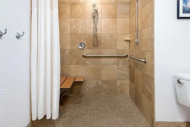 Oda, 1 En Büyük (King) Boy Yatak, Engellilere Uygun, Sigara İçilmez (Roll In Shower)