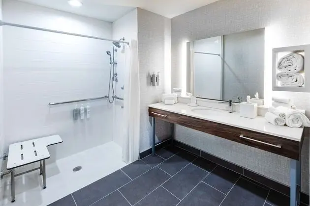 Stüdyo, 1 En Büyük (King) Boy Yatak, Engellilere Uygun (Roll-In Shower)
