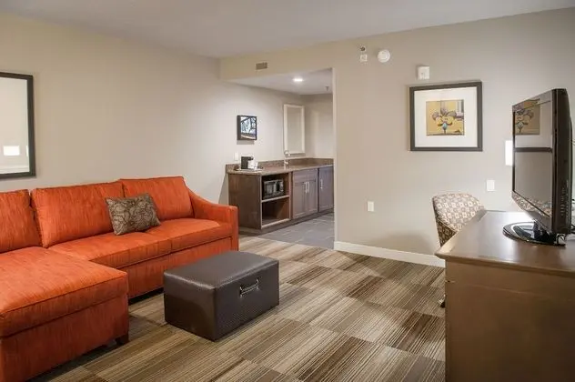 Jr. Suite, king bed, sofa bed, wet bar