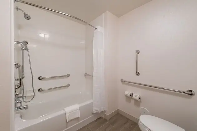 Oda, 2 Büyük (Queen) Boy Yatak, Engellilere Uygun, Sigara İçilmez (w/ bathtub)