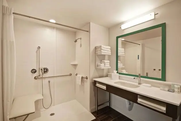 Oda, 2 Büyük (Queen) Boy Yatak, Engellilere Uygun, Buzdolabı ve Mikrodalga (Roll-In Shower)