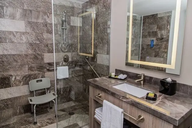 Oda, 1 Büyük (Queen) Boy Yatak, Engellilere Uygun (Roll-in Shower)