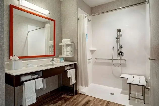 Oda, 1 En Büyük (King) Boy Yatak, Engellilere Uygun (Mobility & Hearing, Roll-in Shower)