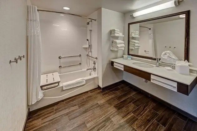 Stüdyo, 1 En Büyük (King) Boy Yatak, Engellilere Uygun, Sigara İçilmez (mob/hearing acc w/ bathtub)