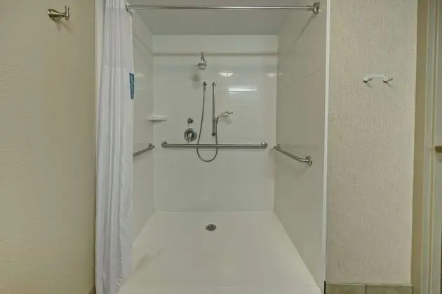 Oda, 1 Büyük (Queen) Boy Yatak ve Çekyat, Engellilere Uygun (Mobility & Hearing - Roll-in Shower)