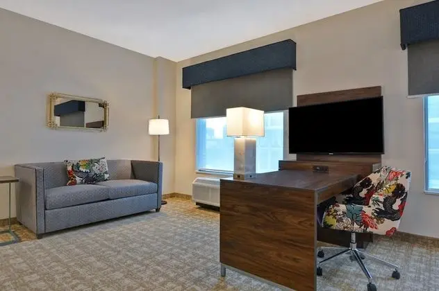 ADA Accessible Studio, 1 King Bed, Accessible, Refrigerator & Microwave (Hearing)