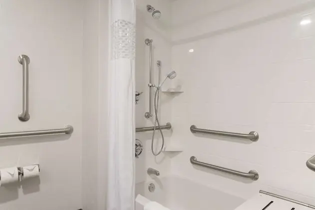 Oda, 2 Büyük (Queen) Boy Yatak, Engellilere Uygun, Sigara İçilmez (w/ bathtub)