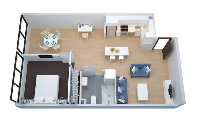 Standard Apart Daire, 1 Yatak Odası