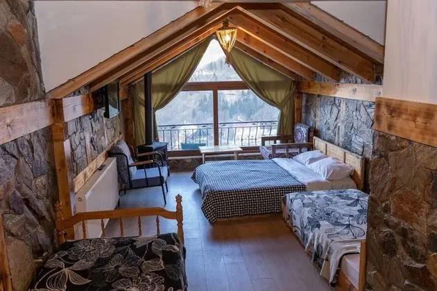 Bungalov Konseptli Taş Oda